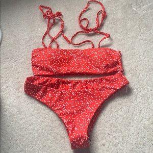 Small red bikini